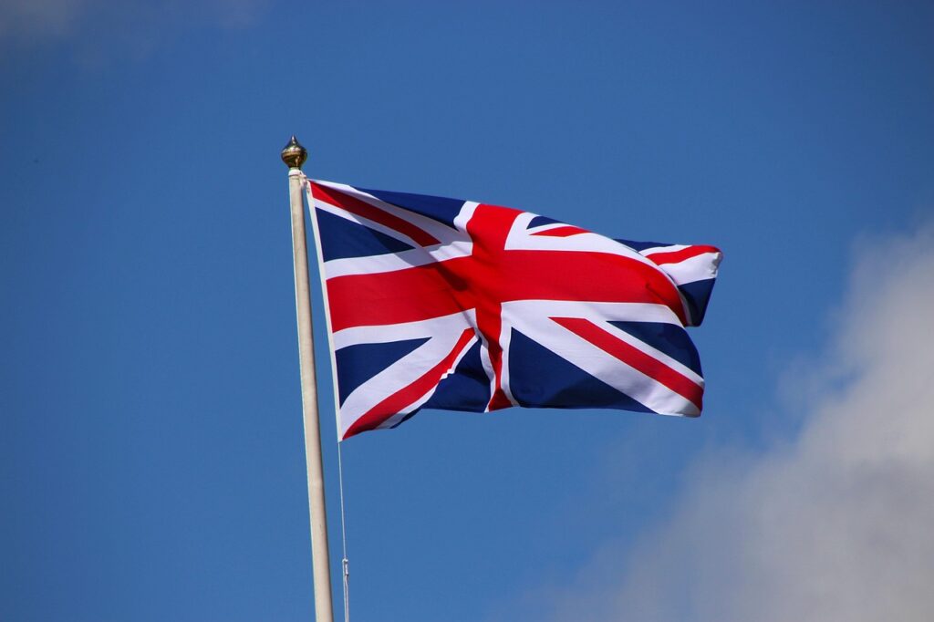 Britisk flagg, England, flagg, Storbritannia