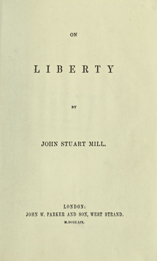 On Liberty, John Stuar Mill