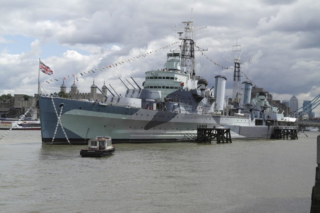 krigsskip london storbritannia