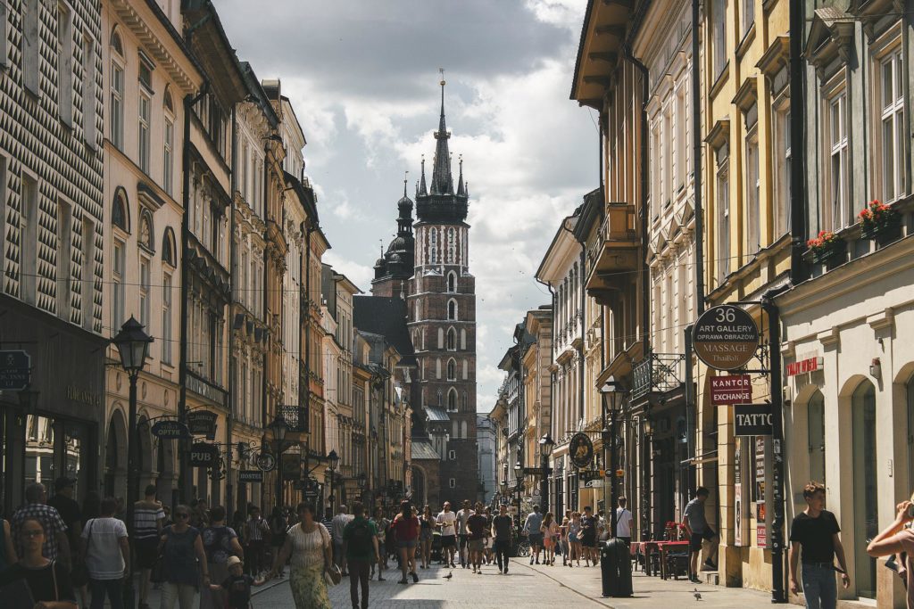 Krakow Polen by gate