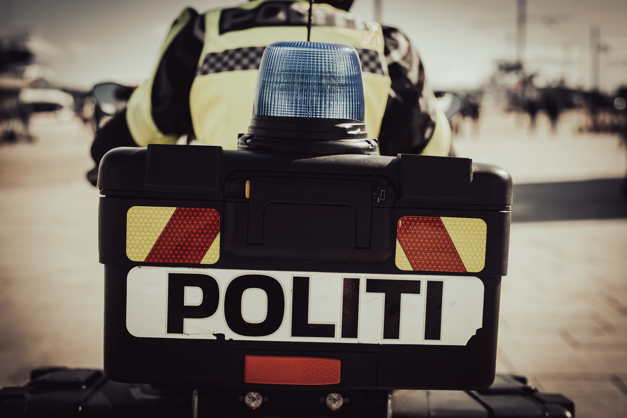 Politi og motorsykkel