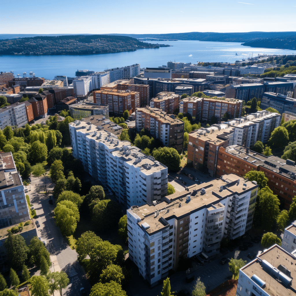 AI Oslo leilighetsblokk