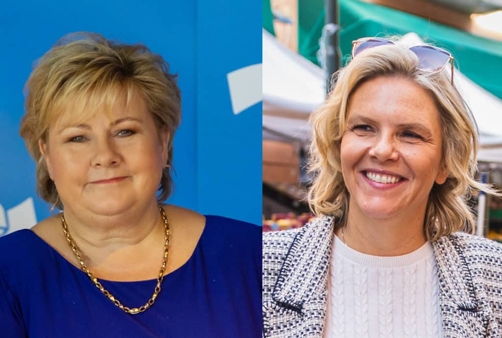 Erna Solberg og Sylvi Listhaug