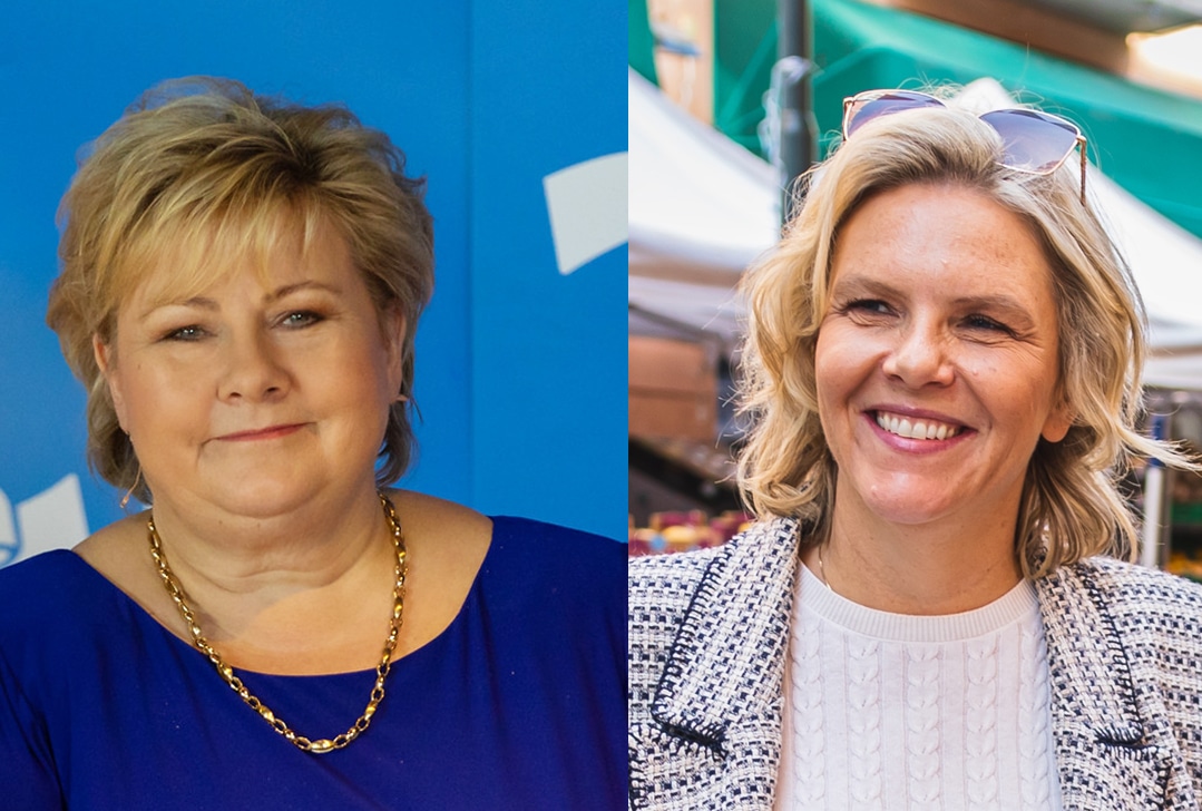 Erna Solberg og Sylvi Listhaug