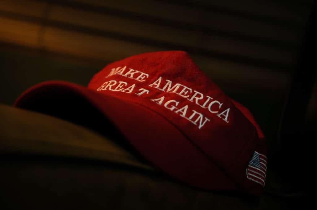 MAGA caps, Make america great again, USA, amerikansk politikk