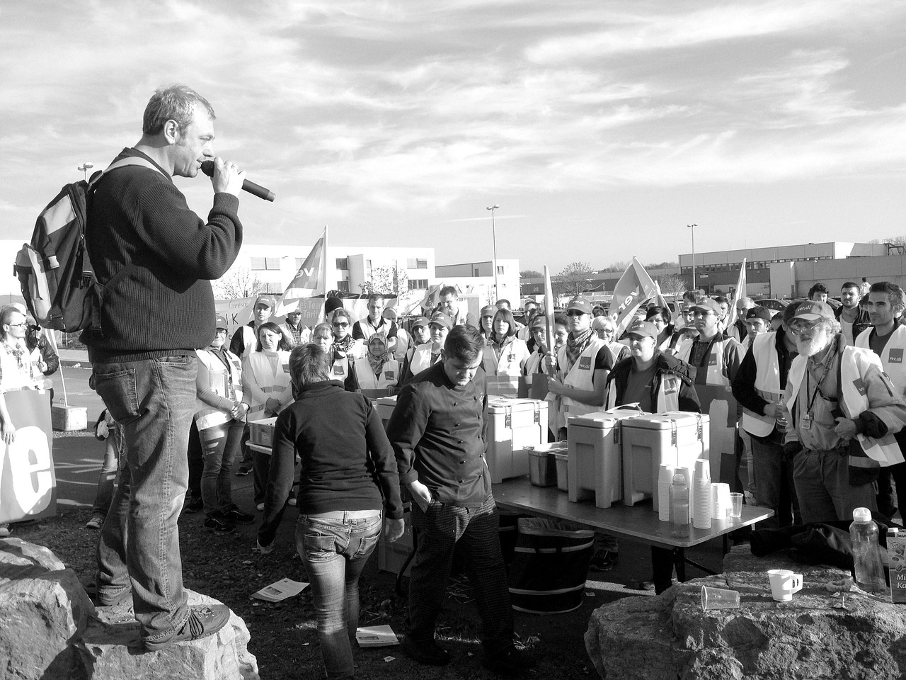 Streik fagforening