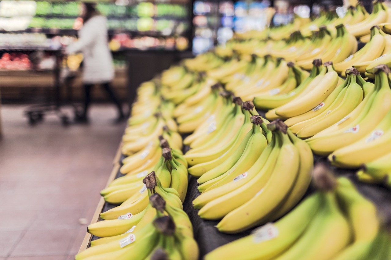 bananer mat handel butikk