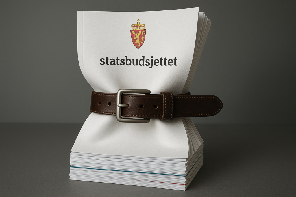 statsbudsjett offentlige utgifter kutt innstramming